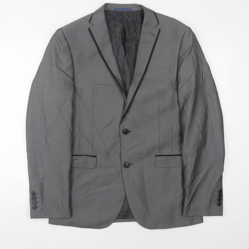 Next Men's Grey Blazer Jacket 40R New With Tags