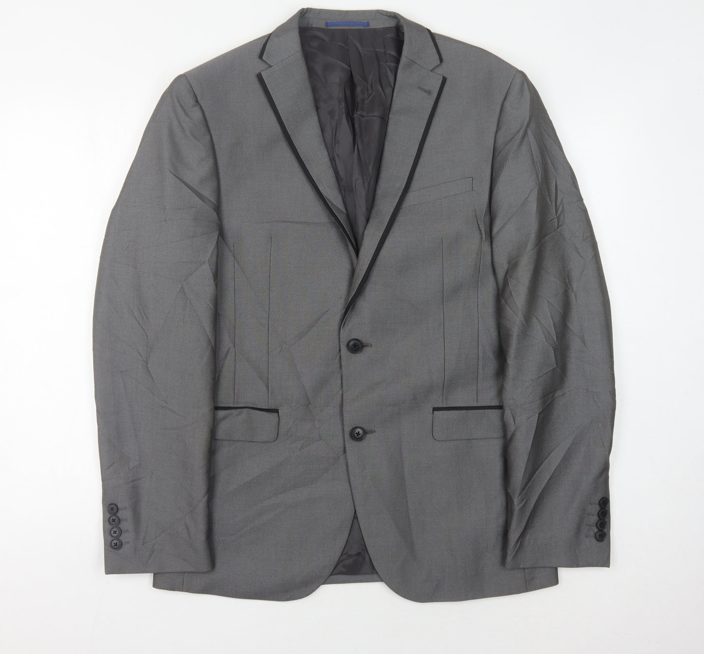 Next Men's Grey Blazer Jacket 40R New With Tags
