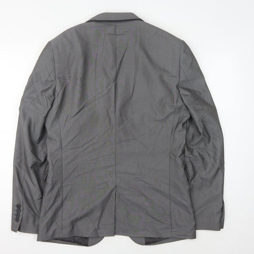 Next Men's Grey Blazer Jacket 40R New With Tags