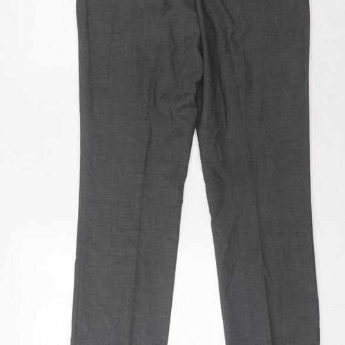 H&M Men's Grey Dress Pants Regular Fit Size 34