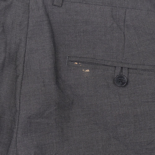H&M Men's Grey Dress Pants Regular Fit Size 34