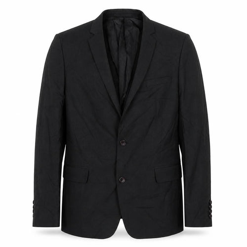 ASOS Men's Black Blazer 42 Regular Notch Lapel Formal