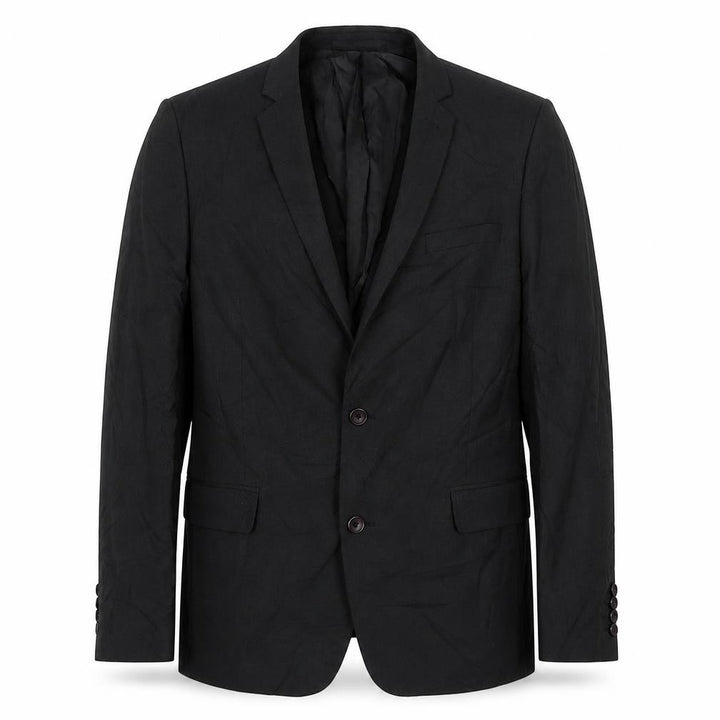 ASOS Men's Black Blazer 42 Regular Notch Lapel Formal