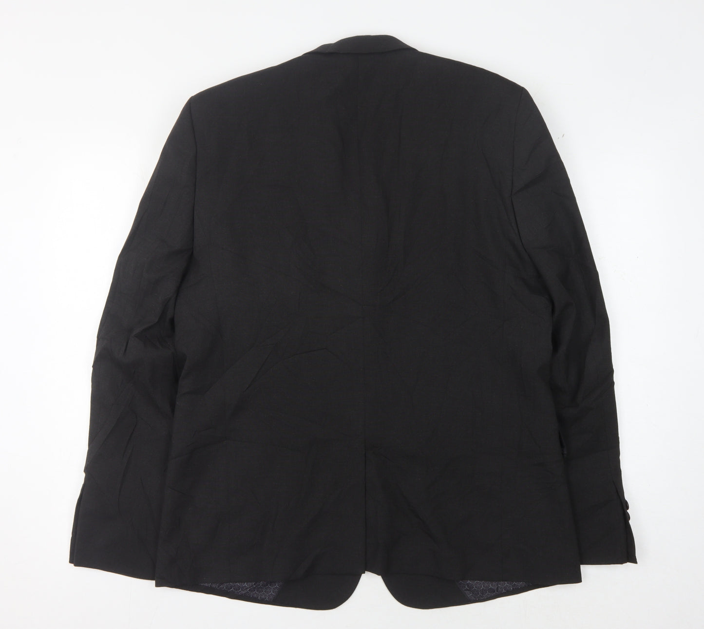 ASOS Men's Black Blazer 42 Regular Notch Lapel Formal