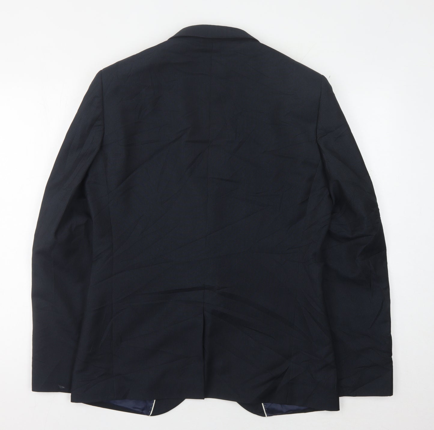 Next Men's Navy Blazer 40R Regular Single-Breasted Formal