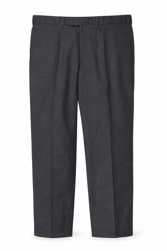 Front view of Marks & Spencer Men's Grey Dress Pants 42 In