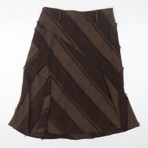 Principles Women's Brown A-Line Skirt Size 14