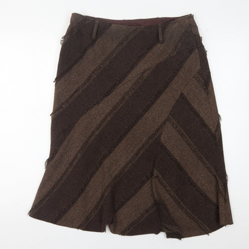 Principles Women's Brown A-Line Skirt Size 14