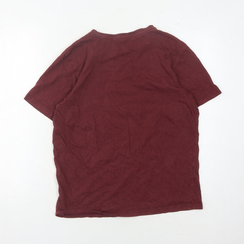 Farah Men's Red Medium Crew Neck T-Shirt