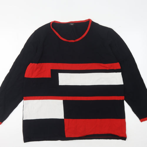 Happy D. by Damart Women's Black XL Pullover Jumper