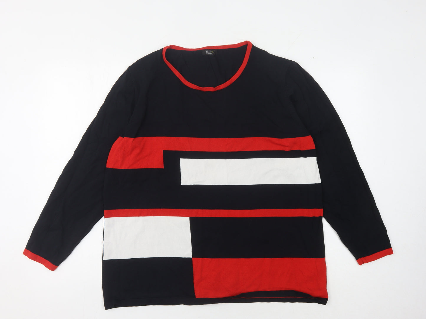 Happy D. by Damart Women's Black XL Pullover Jumper