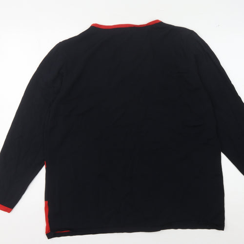 Happy D. by Damart Women's Black XL Pullover Jumper