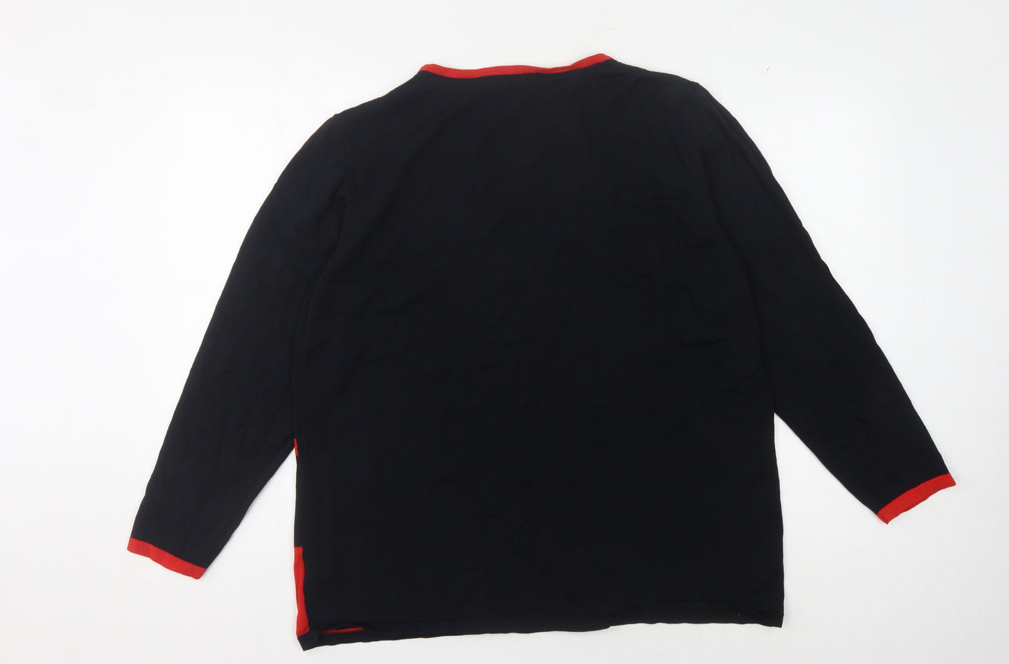 Happy D. by Damart Women's Black XL Pullover Jumper