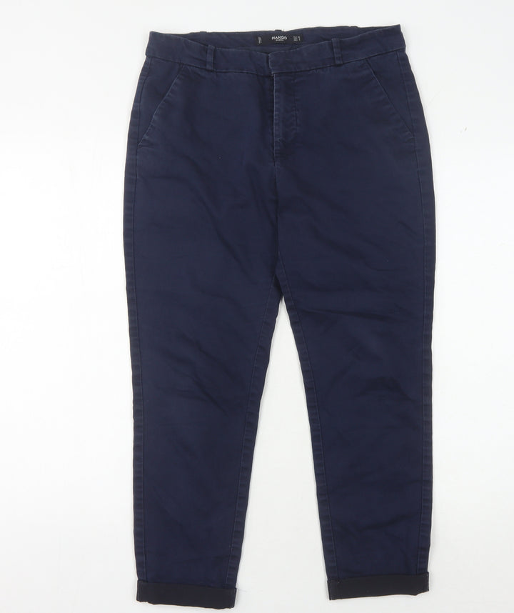 Mango Women's Blue Straight Jeans Size 10