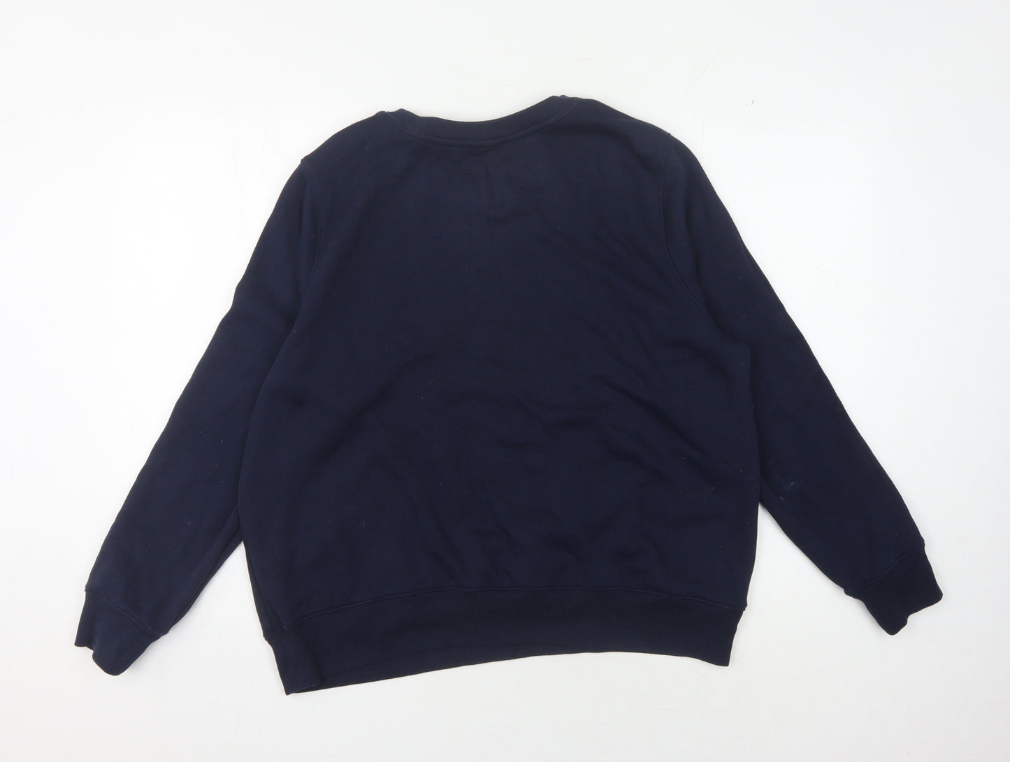 M&S Women's Blue Pullover Sweatshirt - Size 18