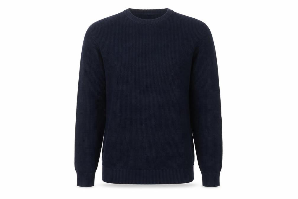 Front view of Zara Men's Blue Cotton jumper M