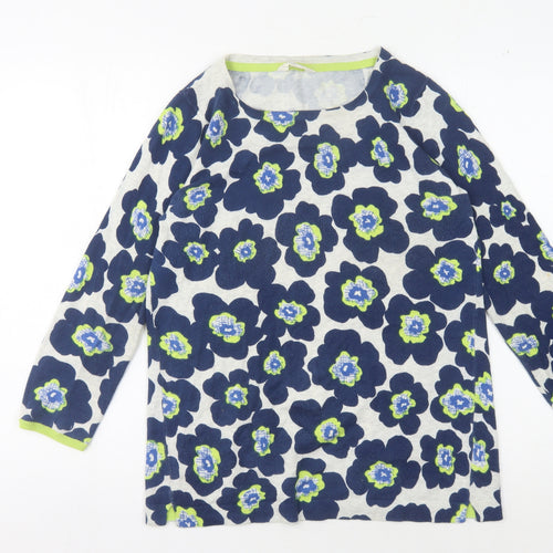 Lily and Me Women's Multicoloured Floral Pullover Jumper Size 10