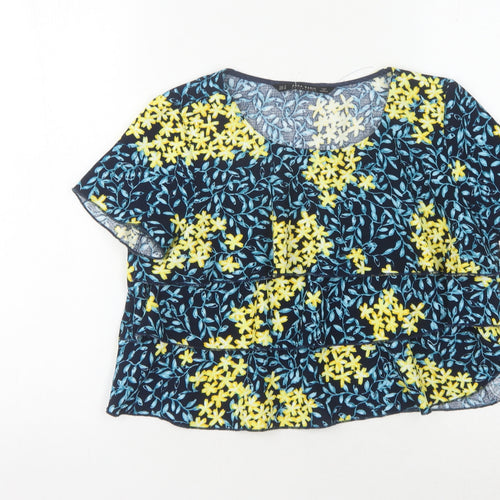 Zara Women's Multicoloured Floral Blouse, S, Spring