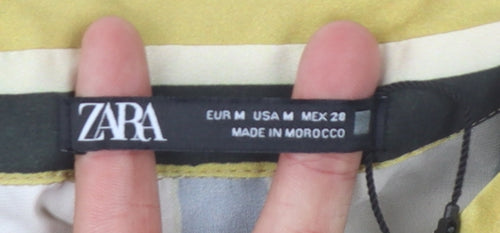 Zara Women's Multicoloured Long Shirt Dress M