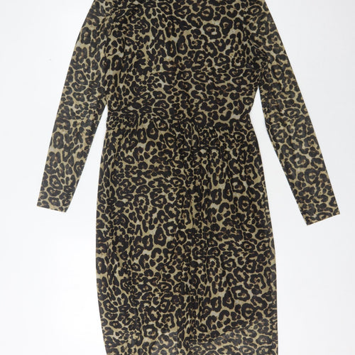 Soaked in Luxury Women's Leopard Shift Dress M