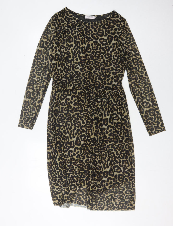 Soaked in Luxury Women's Leopard Shift Dress M
