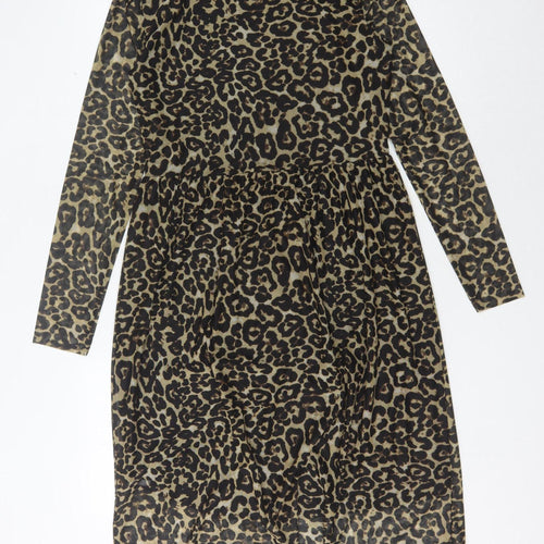 Soaked in Luxury Women's Leopard Shift Dress M