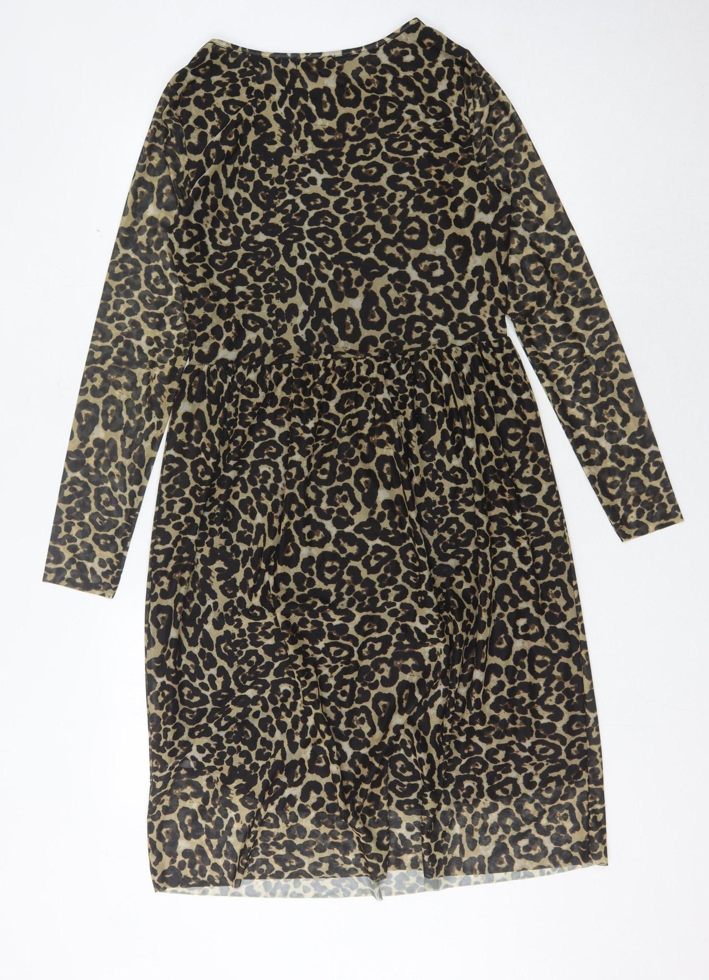 Soaked in Luxury Women's Leopard Shift Dress M