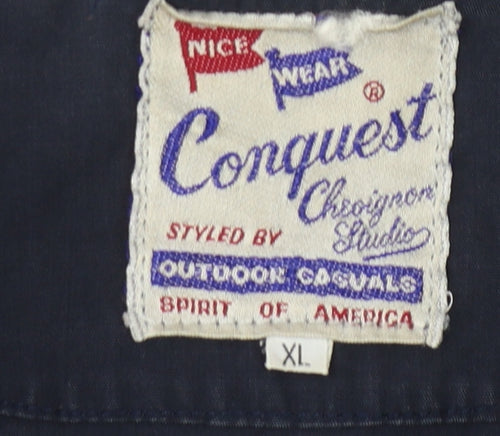 Conquest Men's Blue XL Casual Outdoor Jacket