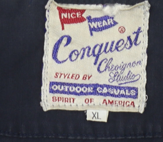 Conquest Men's Blue XL Casual Outdoor Jacket