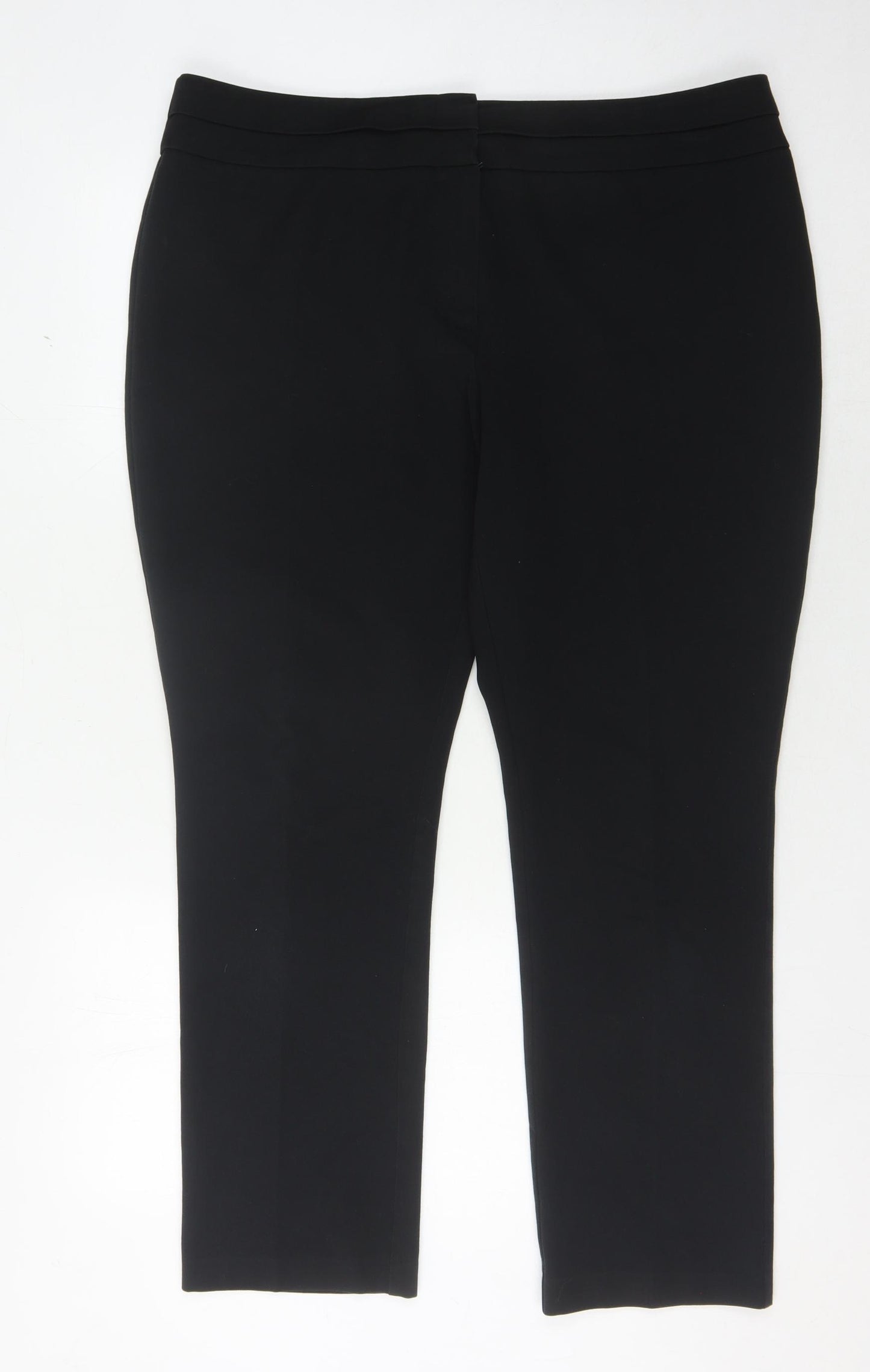 Marks and Spencer Women's Black Trousers Size 18