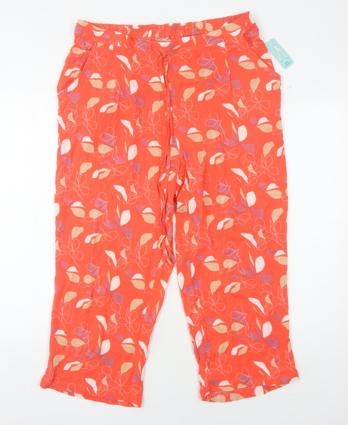 Damart Women's Multicoloured Trousers Size 18