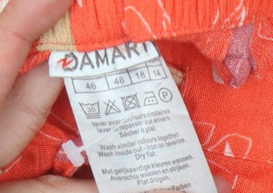Damart Women's Multicoloured Trousers Size 18
