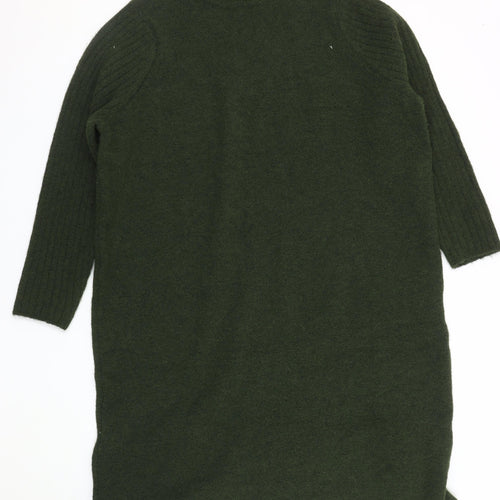 Next Women's Green XL High Neck Jumper Dress