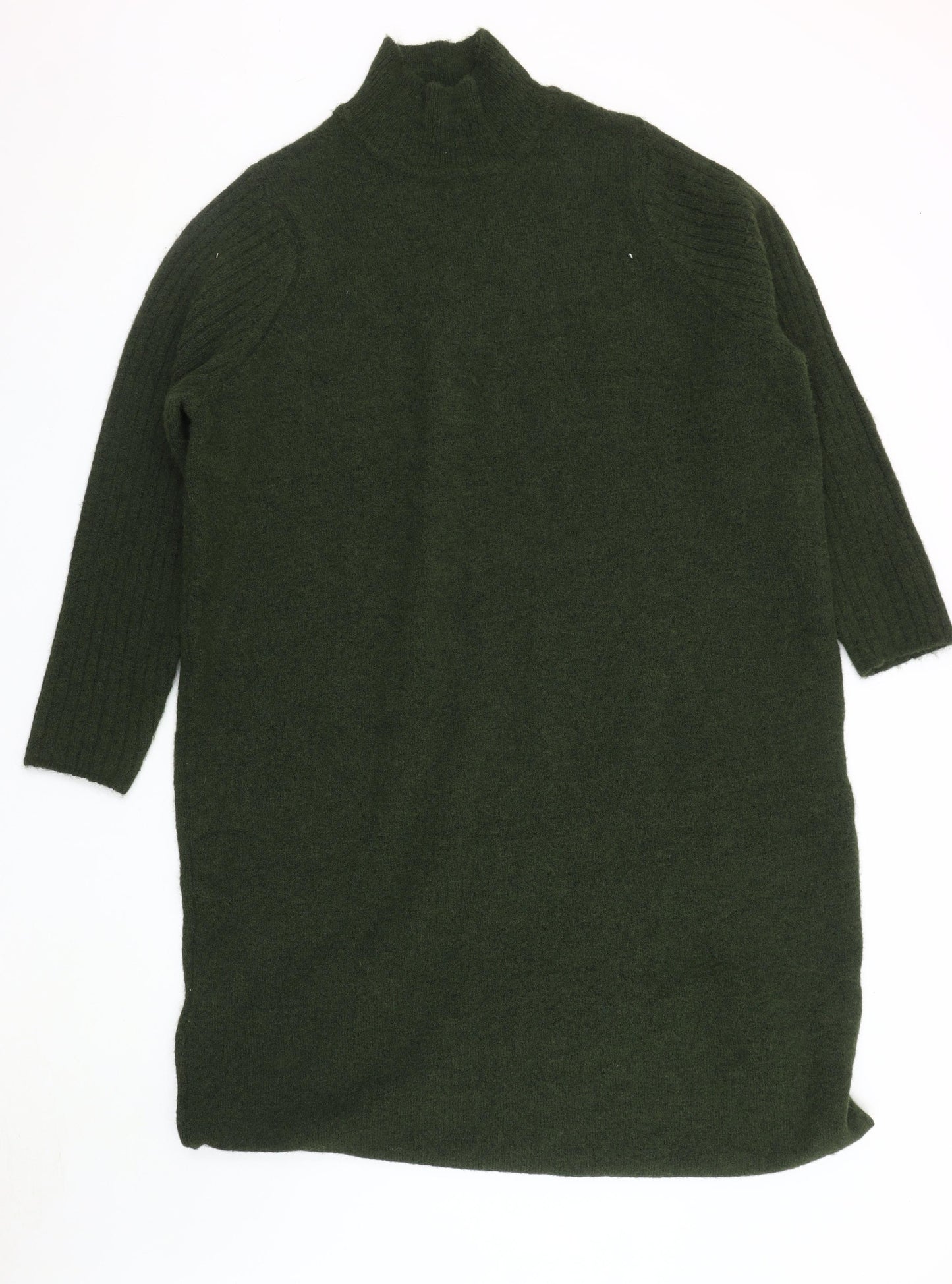 Next Women's Green XL High Neck Jumper Dress