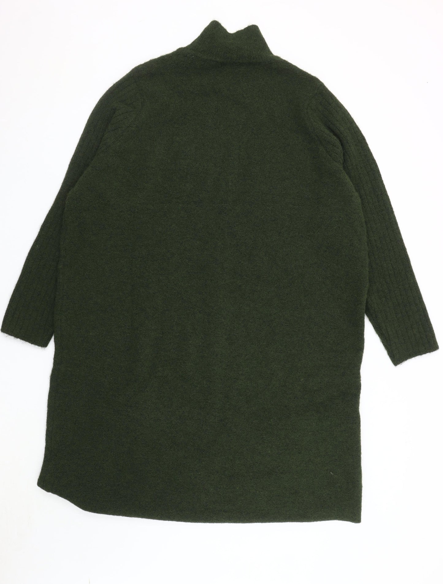 Next Women's Green XL High Neck Jumper Dress