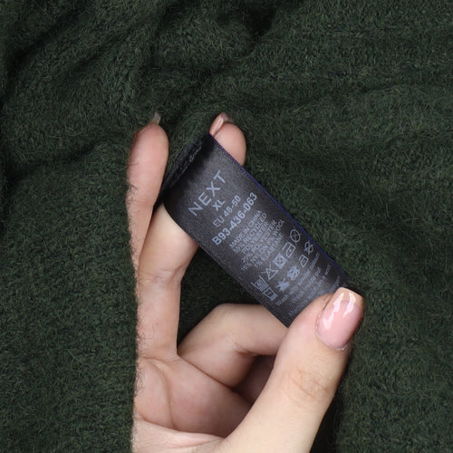 Next Women's Green XL High Neck Jumper Dress