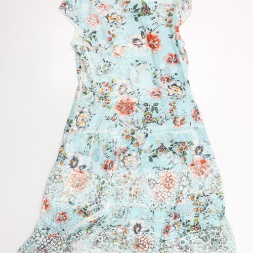 ALPARADISE Women's Multicoloured Floral Dress M