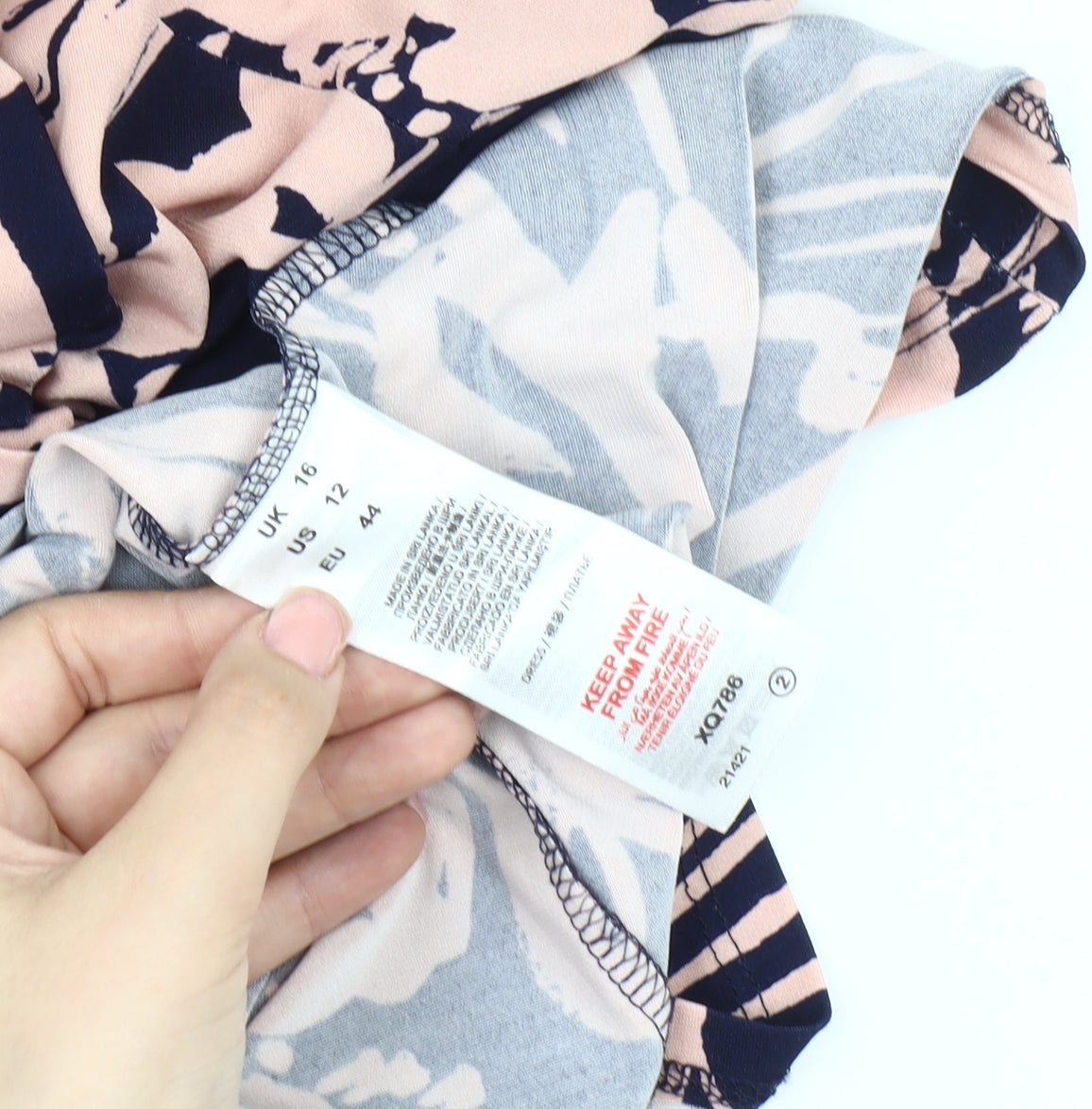 Julipa Women's Multicoloured Floral Dress Size 16