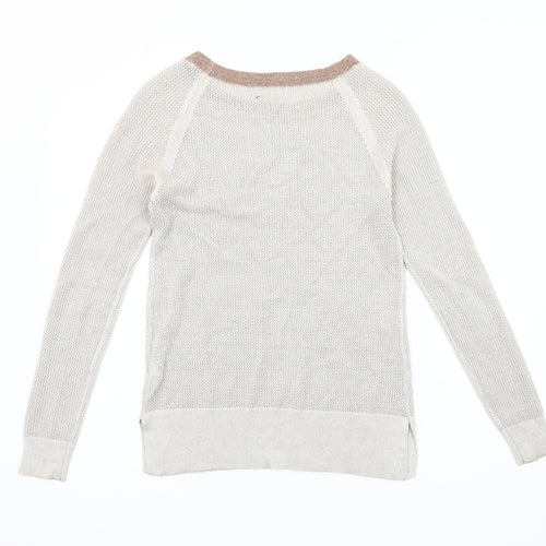 River Island Women's Beige Pullover Jumper Size 8