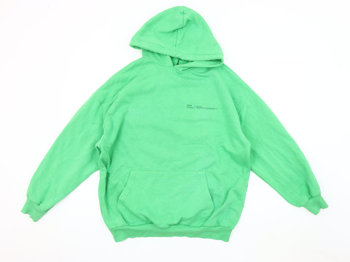 Boohoo Women's Green Pullover Hoodie, Size S