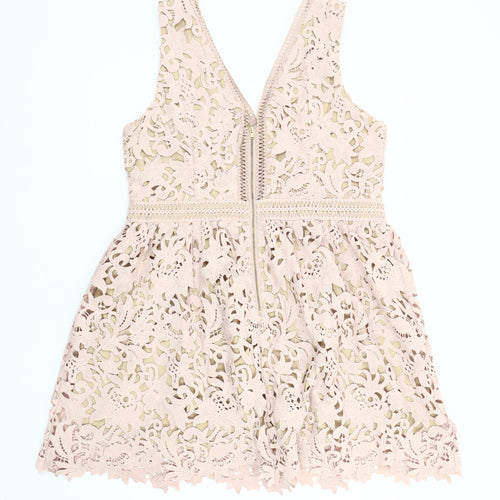 New Look Women’s Ivory Fit & Flare Dress Size 16