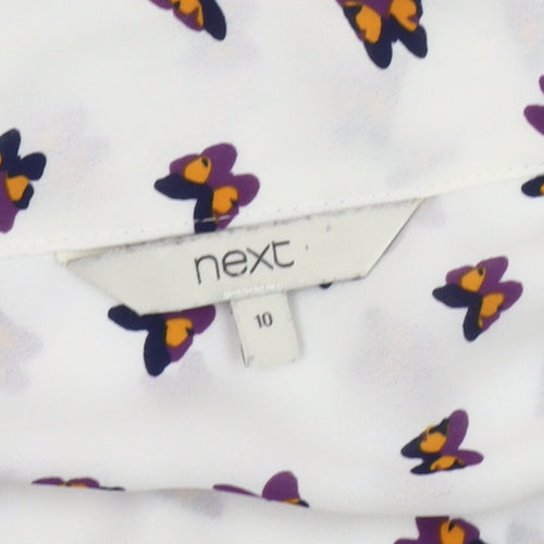 Next Women's Multicoloured Button-Up Shirt - Size 10