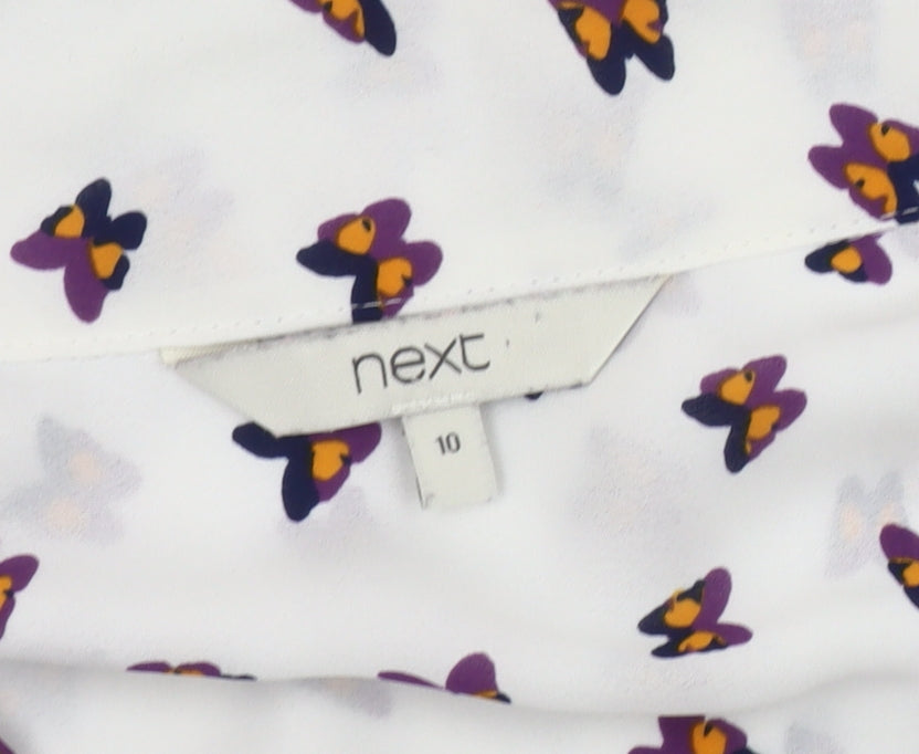 Next Women's Multicoloured Button-Up Shirt - Size 10