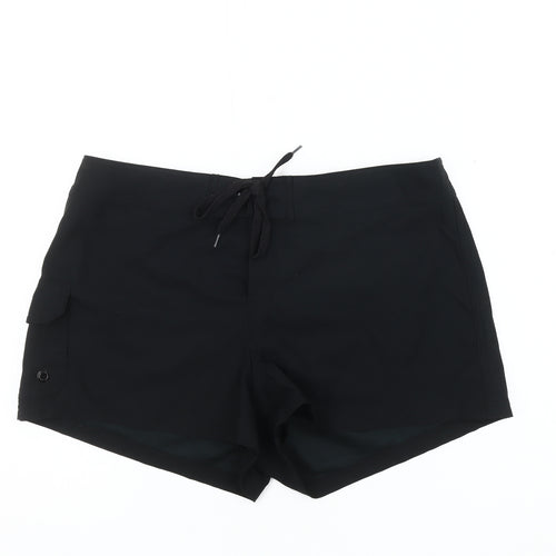 La Blanca Women's Black Casual Drawstring Shorts M