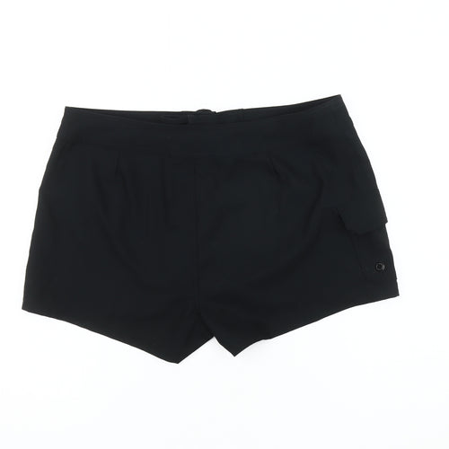 La Blanca Women's Black Casual Drawstring Shorts M