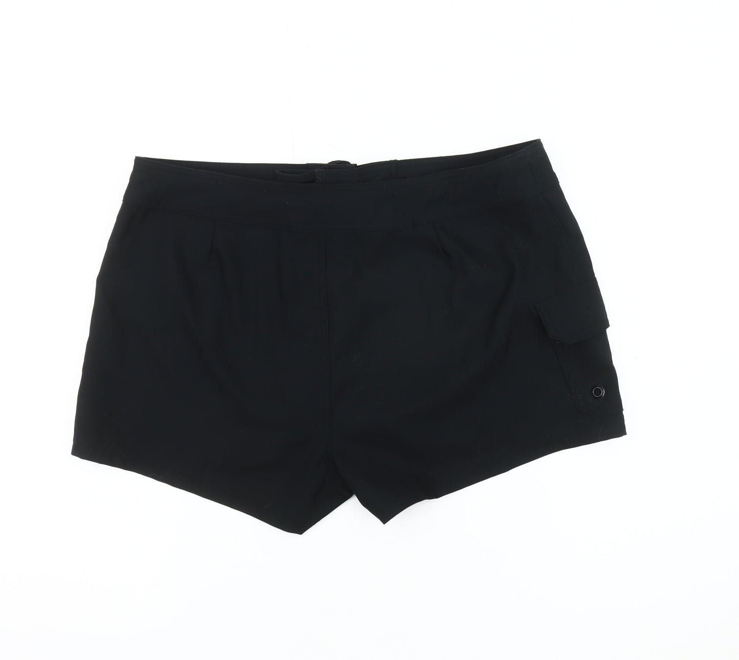 La Blanca Women's Black Casual Drawstring Shorts M