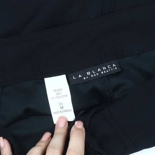 La Blanca Women's Black Casual Drawstring Shorts M