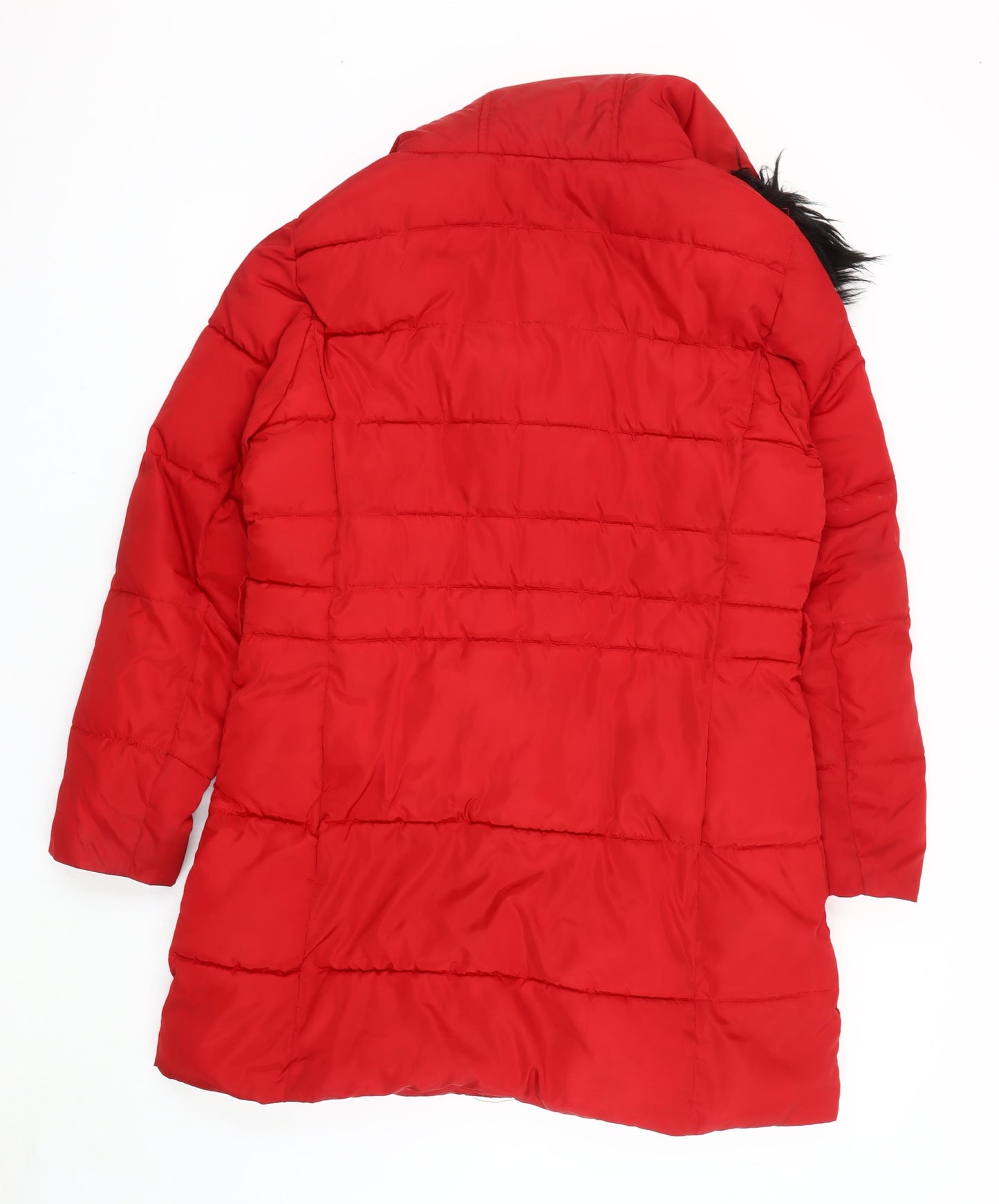 Studio Outerwear Red Women's Puffer Jacket Coat Size 14
