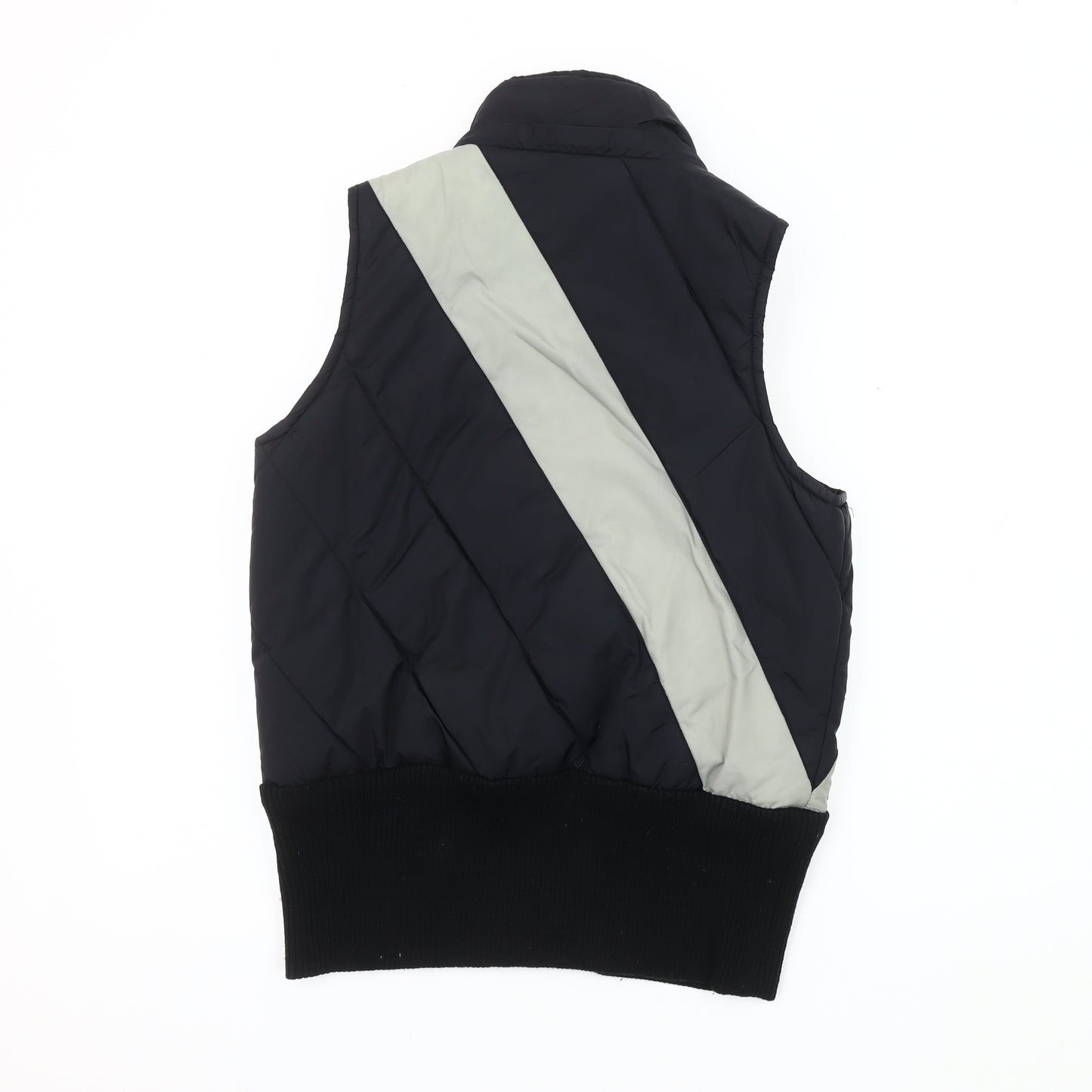 PASH Women's Black Quilted Waistcoat, Size 8