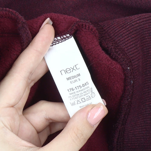 Next Men's Red Stand-Up Collar Basic Jacket M